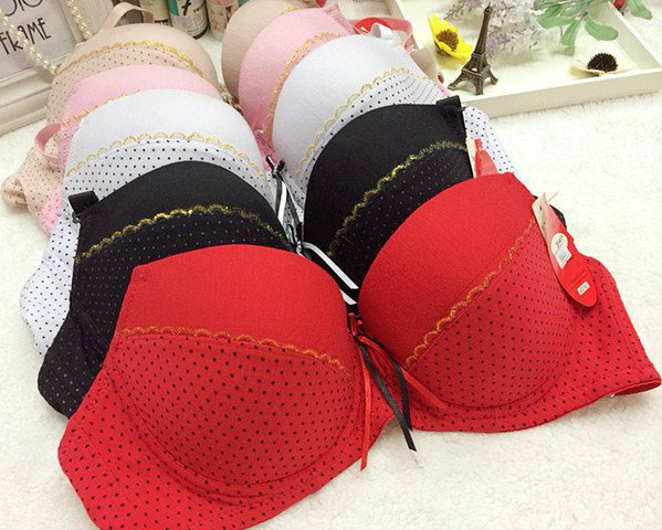 High Quality Bra and Panty Sets Polka Dots Bra Set