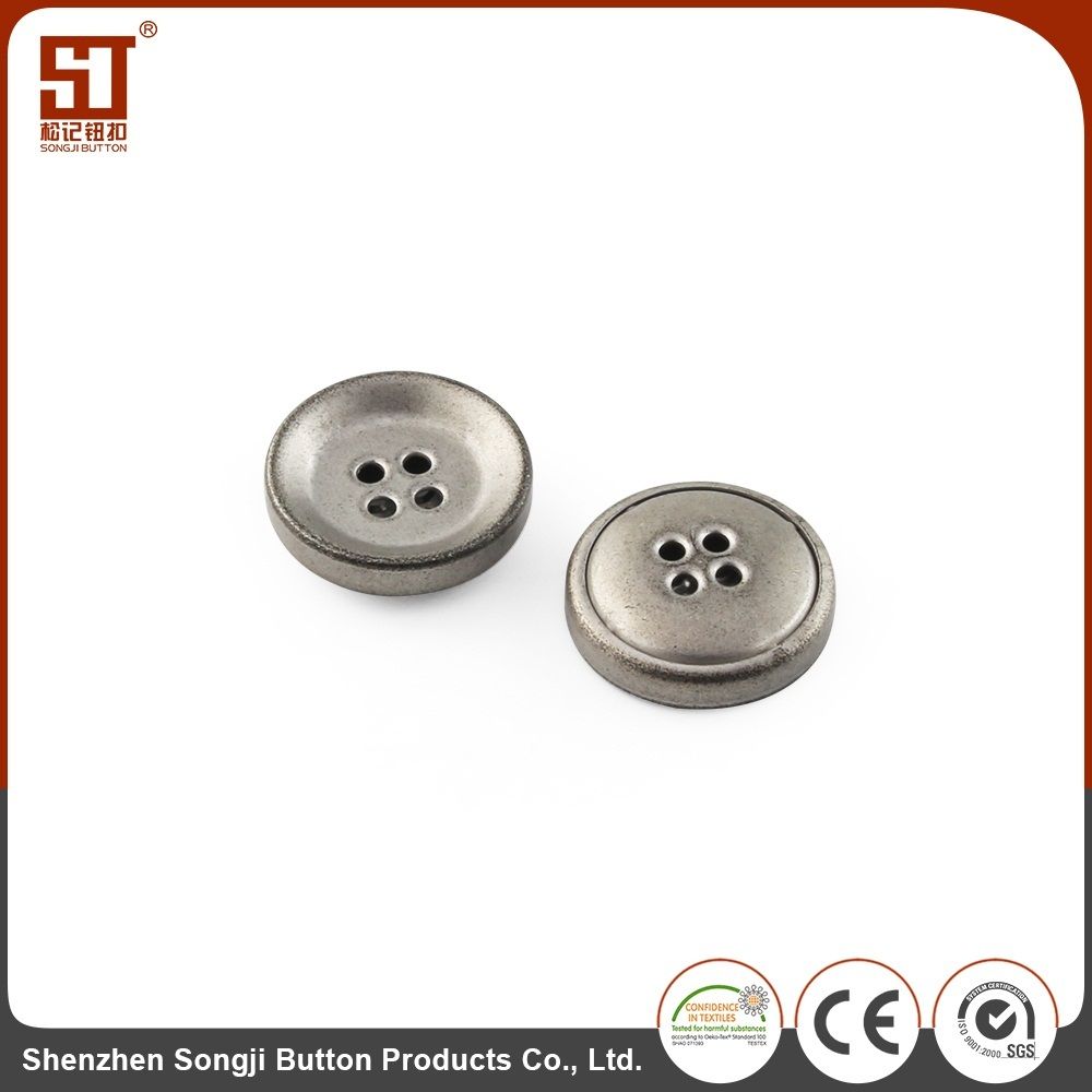 Custom Jacket 4-Hole Metal Fashion Button