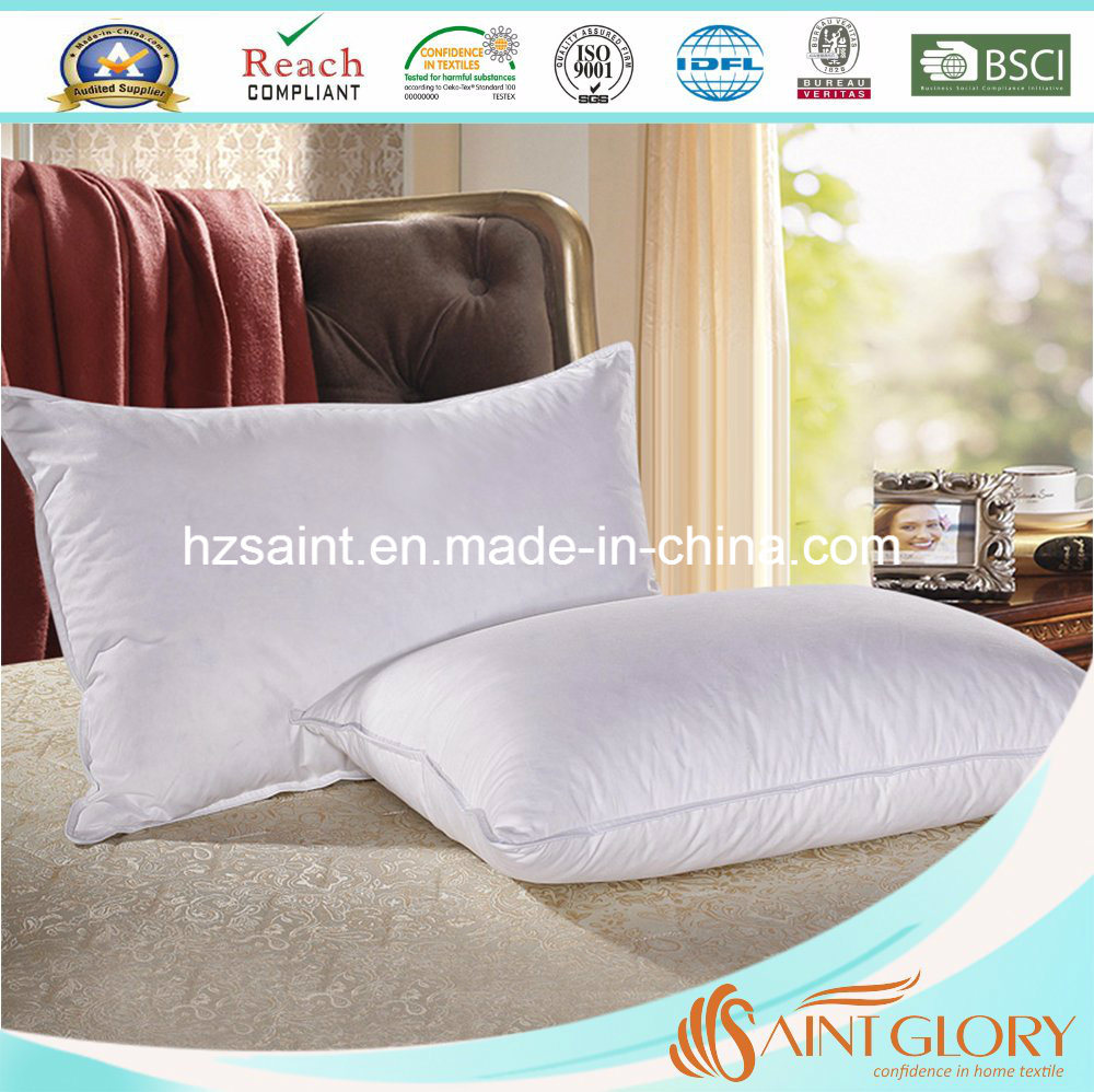 Natural White Duck Down Feather Hotel Pillow