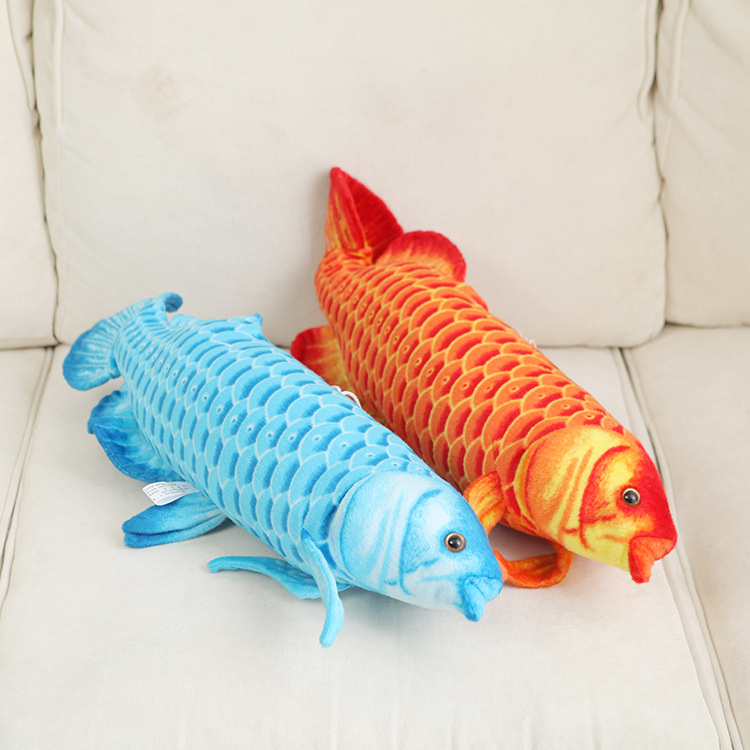 Plush Fabric Gold Arowana Custom Mascot