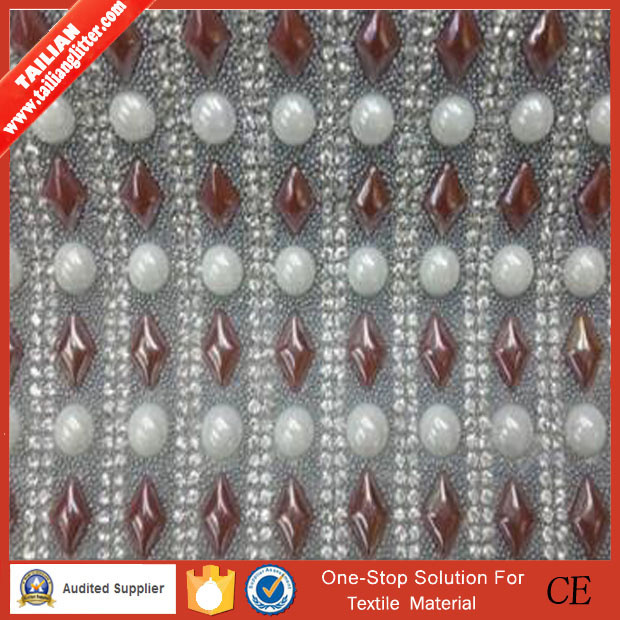 2016 Tailian New Star Design Crystal Rhinestone Mesh