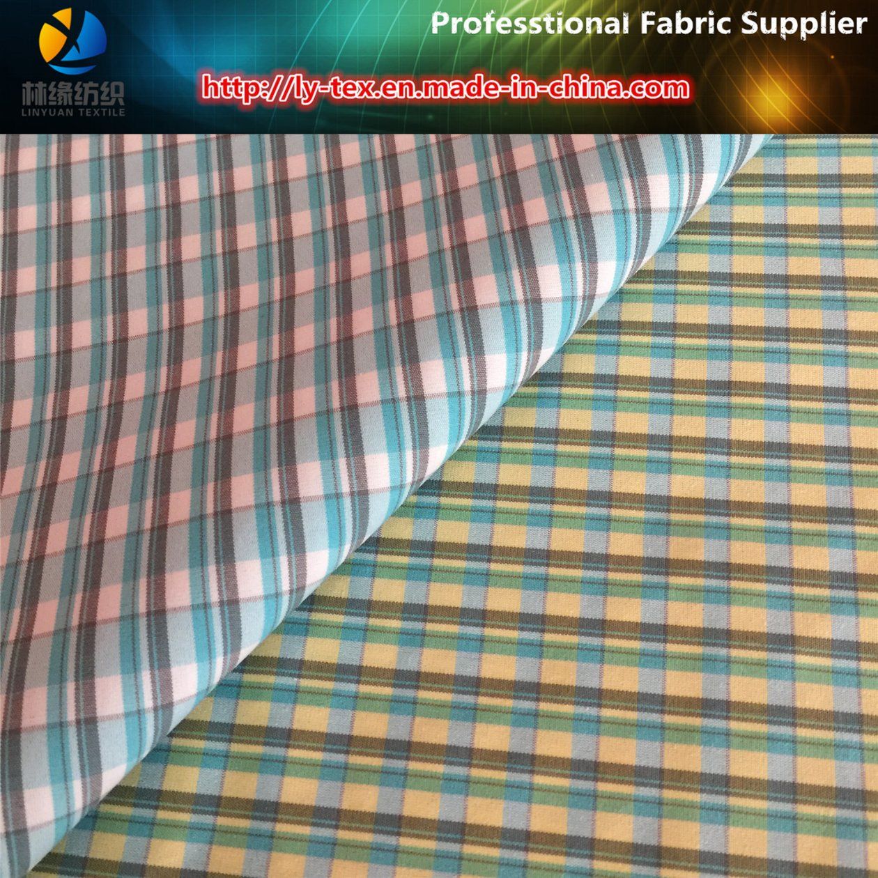 Coolmax Fabric, Coolpass Yarn Dyed Shirting Fabric, Polyester Fabric (YD1111)