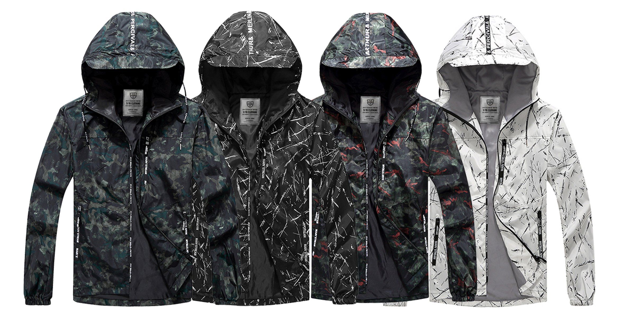 Men's 2017 Lightweight Spring Camouflage Style Jacket