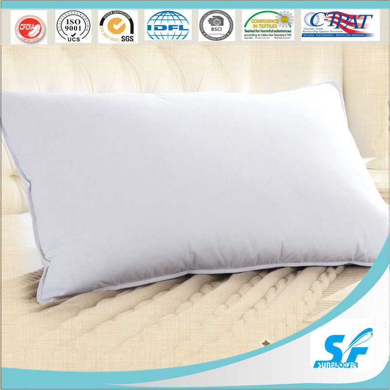 100% Pure Cotton Plain White Toddler Pillow