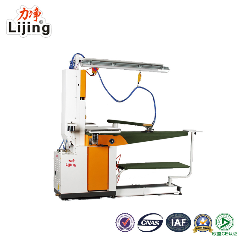 Dgn-6 Pop Sale Laundry Equipment Washing Machine Multi-Function Steam Ironing Table and Steam Iron Board for Finish Equipment