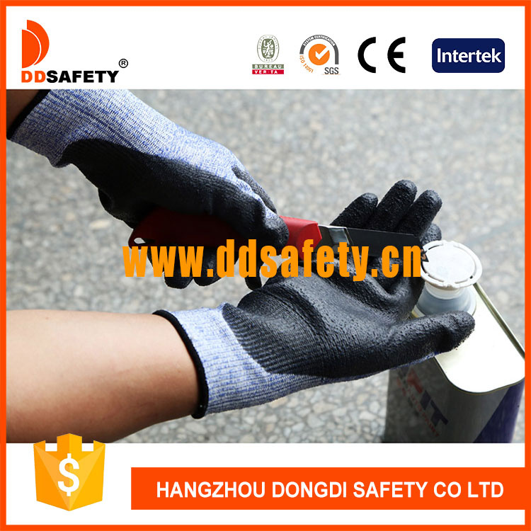 Ddsafety 2017 PU Coated Glove Cut Resistant