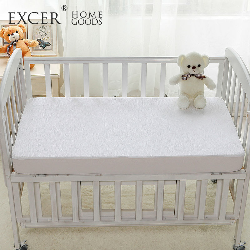 Cozy Bamboo Fibre Breathable Waterproof Crib Mattress Pad Cover