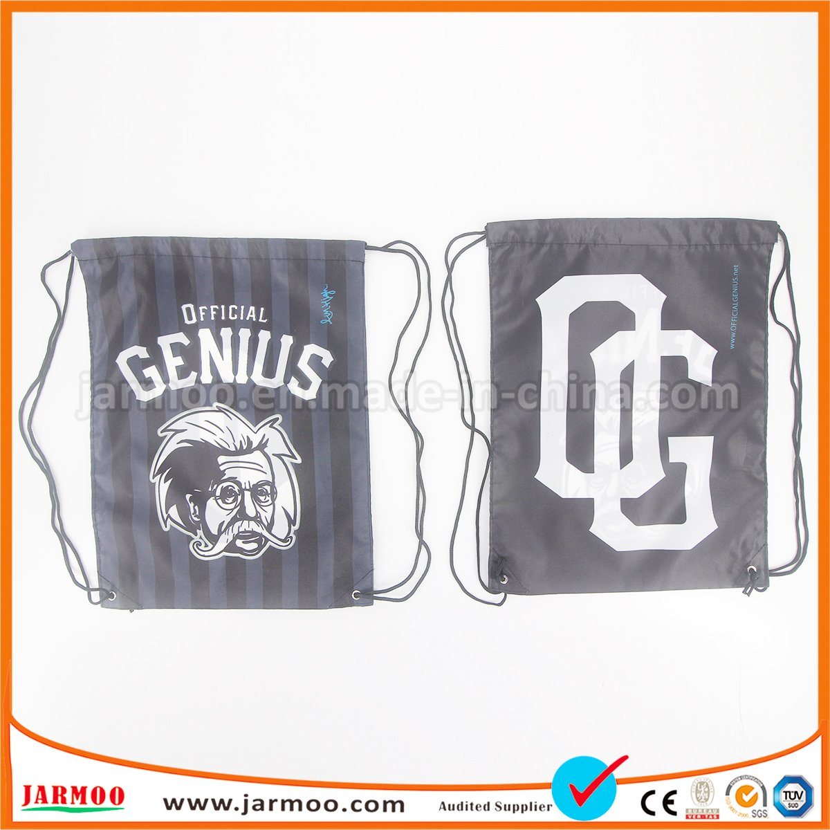 Eco-Friendly Recycling Cotton Drawstring Bags Wholesale