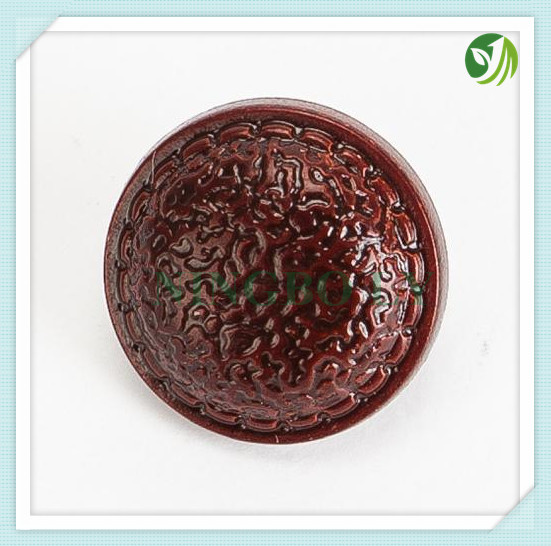 Fancy Imitation Leather Button for Coat