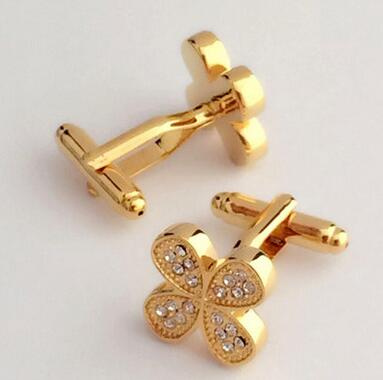 Custom Gold/Silver Plated Zinc Alloy Cufflink