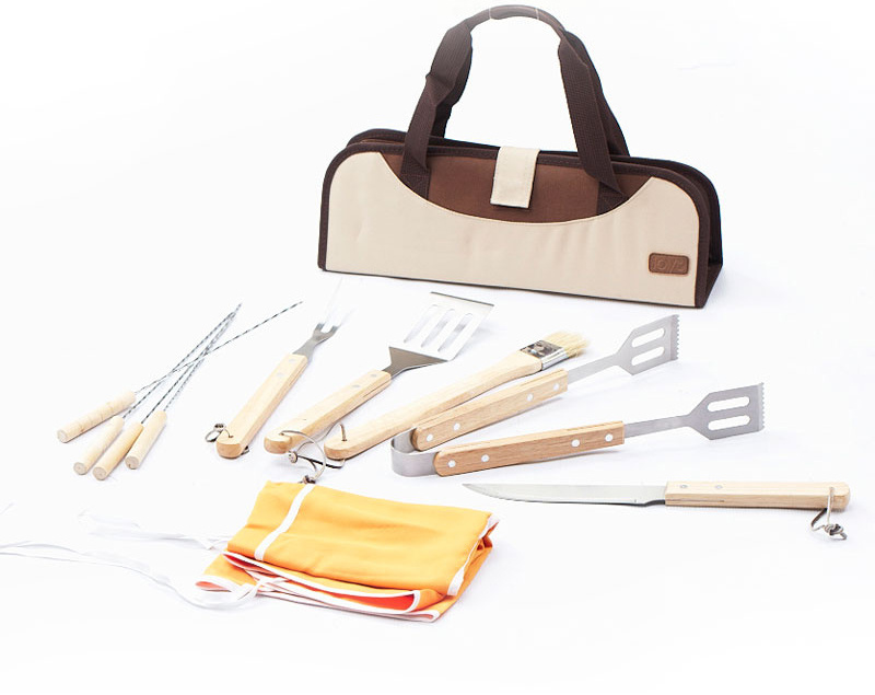 BBQ Tool with Apron, Portable BBQ Tool, BBQ