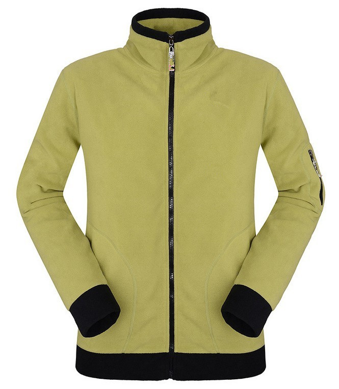 Zipper Design Men Polar Fleece Warm Casual Jacket