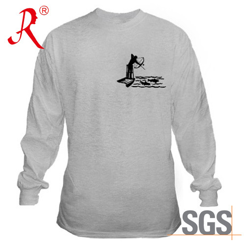 Men's Printed Long Sleeve T-Shirt for Fishing (QF-2217)
