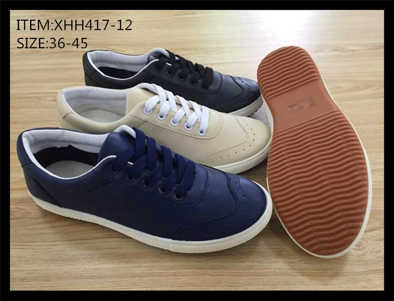 Latest Design Injection Shoes Casual Shoes Leather Shoes (XHH417-12)