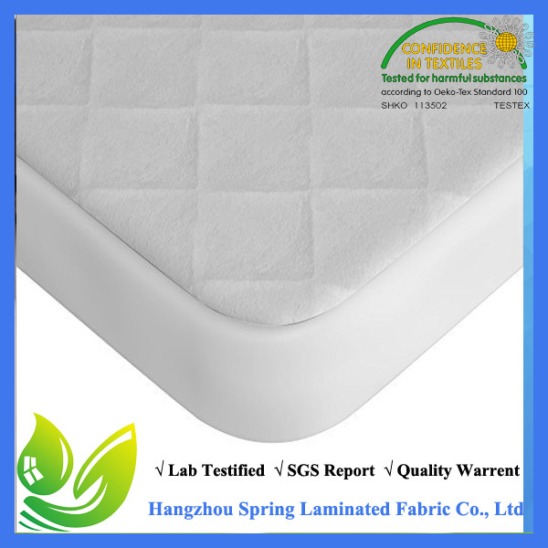 Vibrating Antibacterial Bamboo Crib Mattress Protector