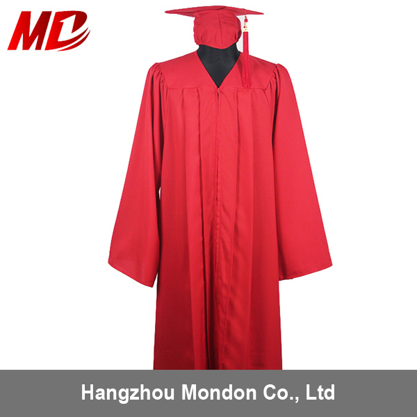 Promotion 100% Matte Graduation Cap Gown