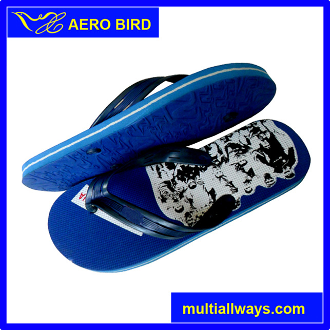 High Quality Special Print PE Man Sandal (14A218)