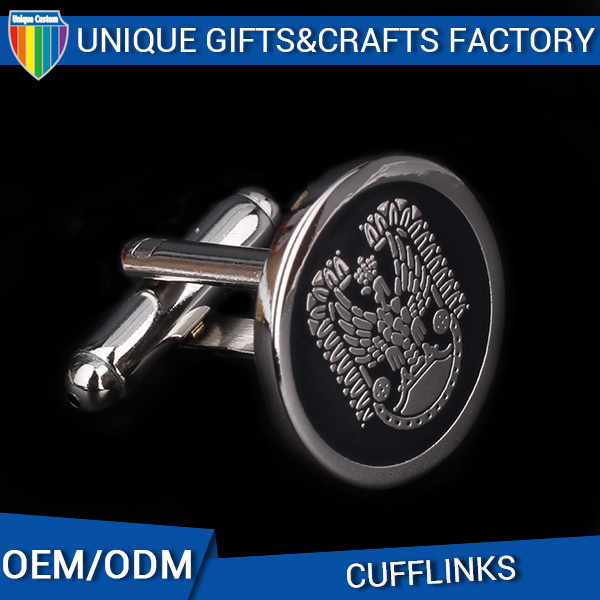 China Custom Design Stainless Steel Cufflinks for Nickel