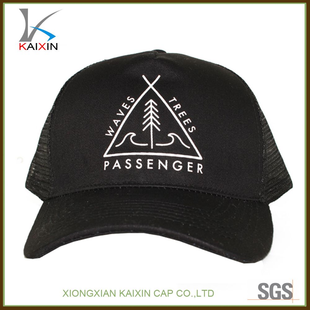 Custom Baseball Hats Printed Logo Trucker Mesh Cap