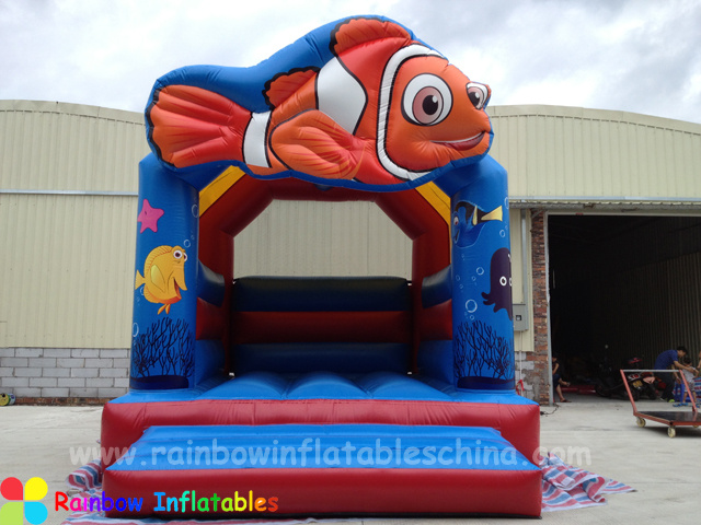 2016 New Inflatable Bouncer Clown Fish Theme for Children