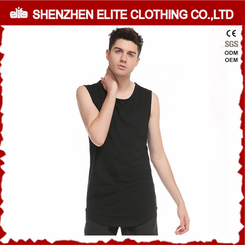 Custom Made High Quality Men's Plain Tank Tops (ELTVI-6)