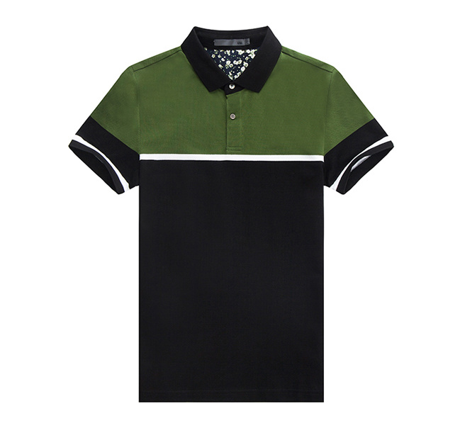 New Design High Quality Two Tone Men Polo Shirt