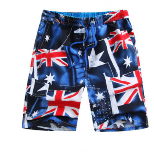 Men's Fashion Printed Beach Shorts with Quick Dry Fabric