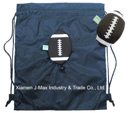 Foldable Draw String Bag, Rugby, Convenient and Handy, Leisure, Sports, Promotion, Accessories & Decoration, Lightweight