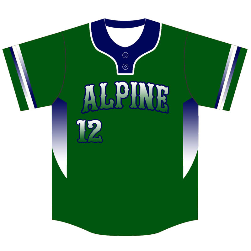 Custom Team Full Sublimation Baseball Shirt with Your Logos