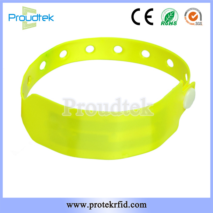 RFID Bracelets Disposable Vinyl Custom Wristbands for Events