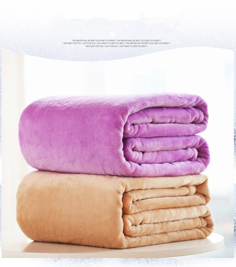 Full/Queen Size Reversible Microfiber Blanket for Home