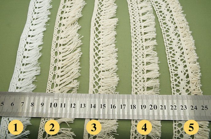 High Quality Single Side Cotton Lace Fringe for Quilt Lace