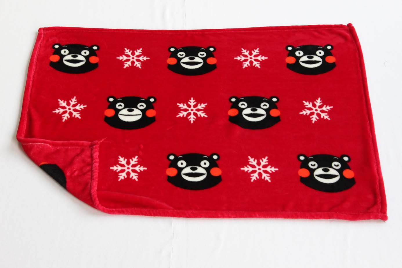 Flannel Fleece Blanket with Kumamon / Baby Blanket