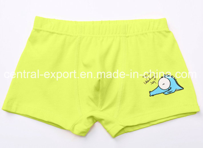 New Print Design Children Underwear Boy Boexr Short Boy Brief with Eco Permit