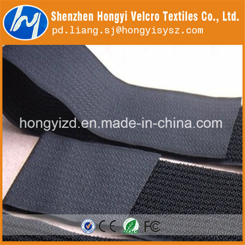 Nylon High Quanlity Black Hook&Loop Velcro Fastener Tape