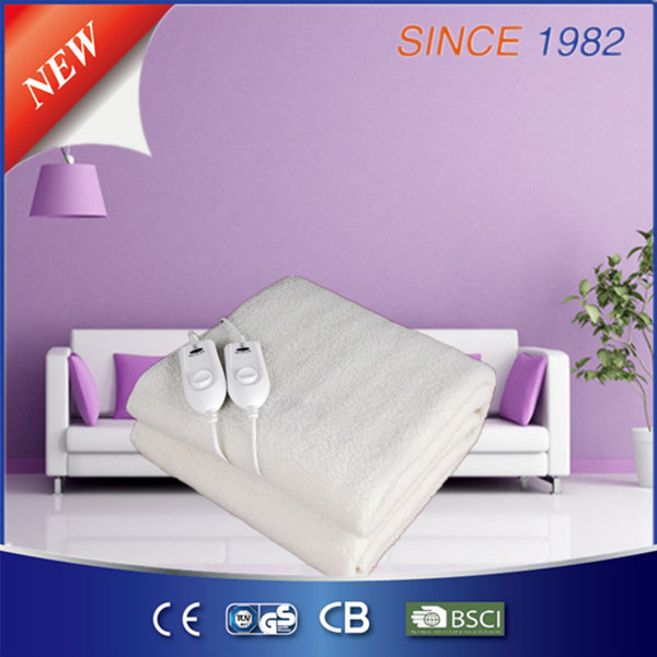 Soft Synthetic Wool Electric Blanket with New Four Heat Setting