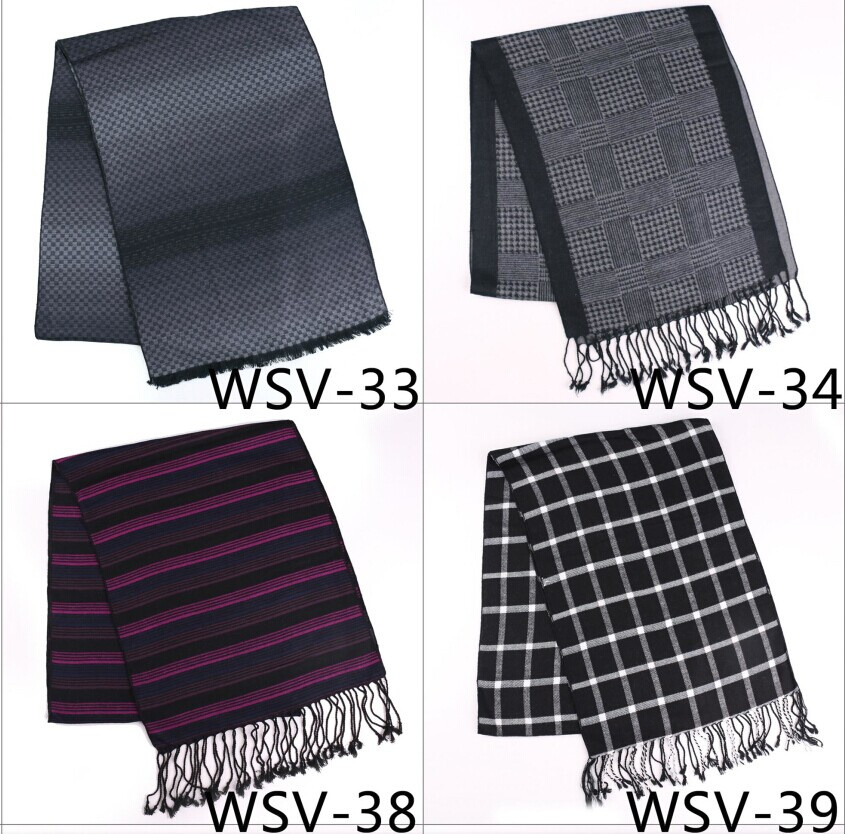 New Design Men's Fasion Viscose Scarf (Wsv-33)