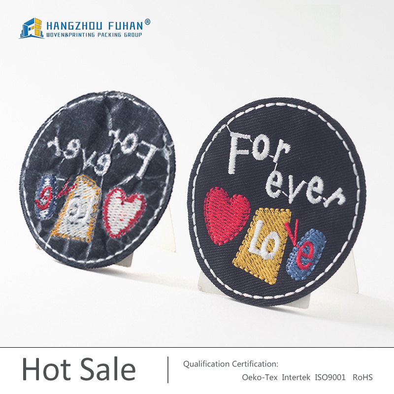 Different Shape Sew on Computer Embroidery Clothing Patch