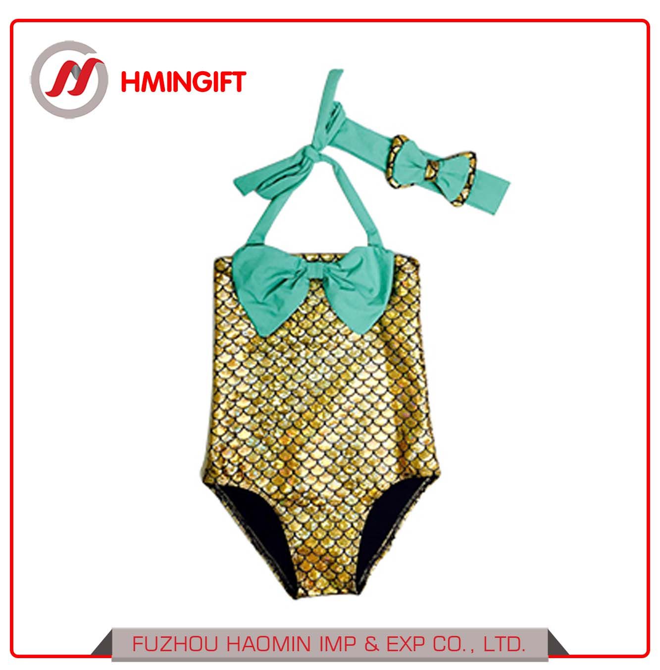 Boys Girls Swimwear Mermaid Lovely Kids Swimsuit Funny Dress Cosplay Costume Mermaid Printed Beachwear