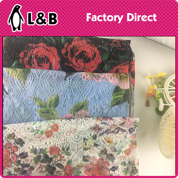 High Quality Popular Beautiful 100% Polyester Printed Fabric
