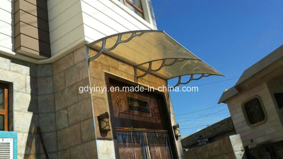 Aluminum Alloy Bracket Polycarbonate Plastic Door Canopy Outdoor Tent Awning