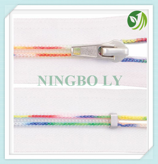 Automatic Lock Nylon Zipper 3# 4# 5# #7 8#