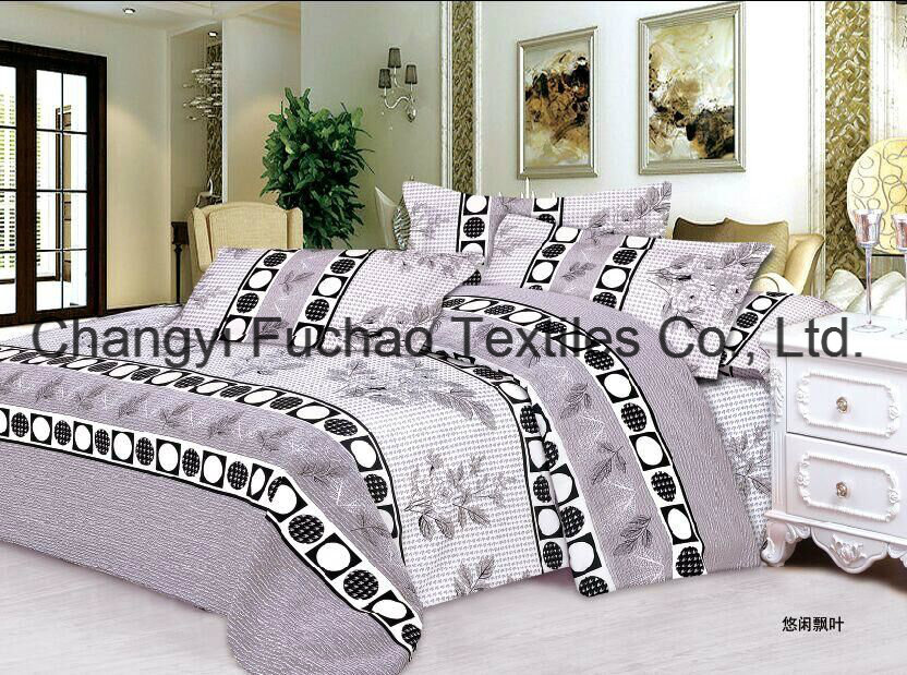 Polyester Very Light Microfiber Disperse Printting Beautiful Bedding Set