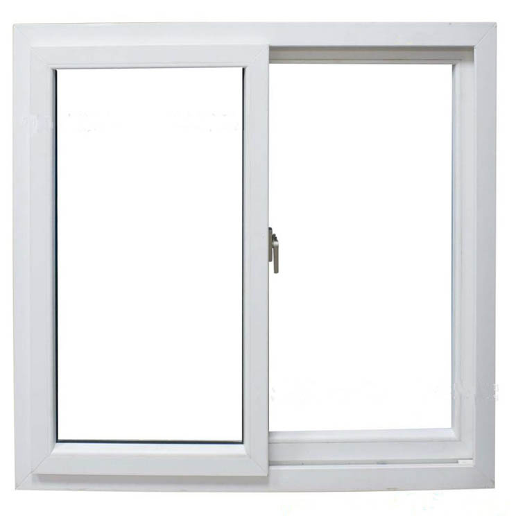 Customized UPVC/PVC Profile Plastic Window/Sliding Window with Mosquito Net (TS-1086)