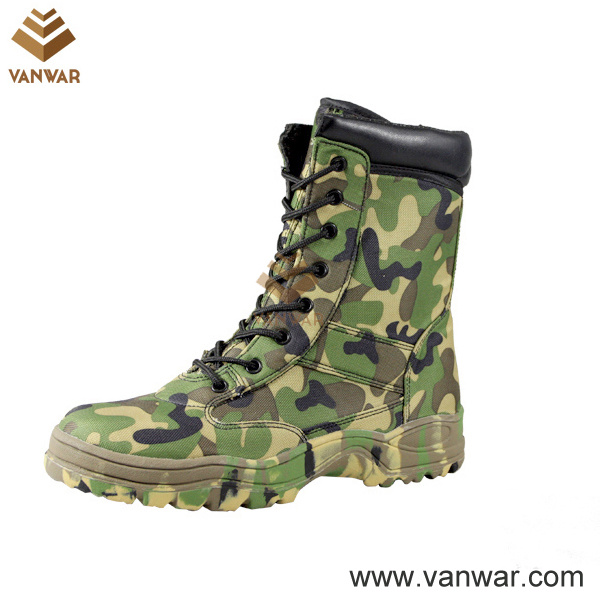 Comfortable Military Camouflage Boots of Split Leather (CMB007)