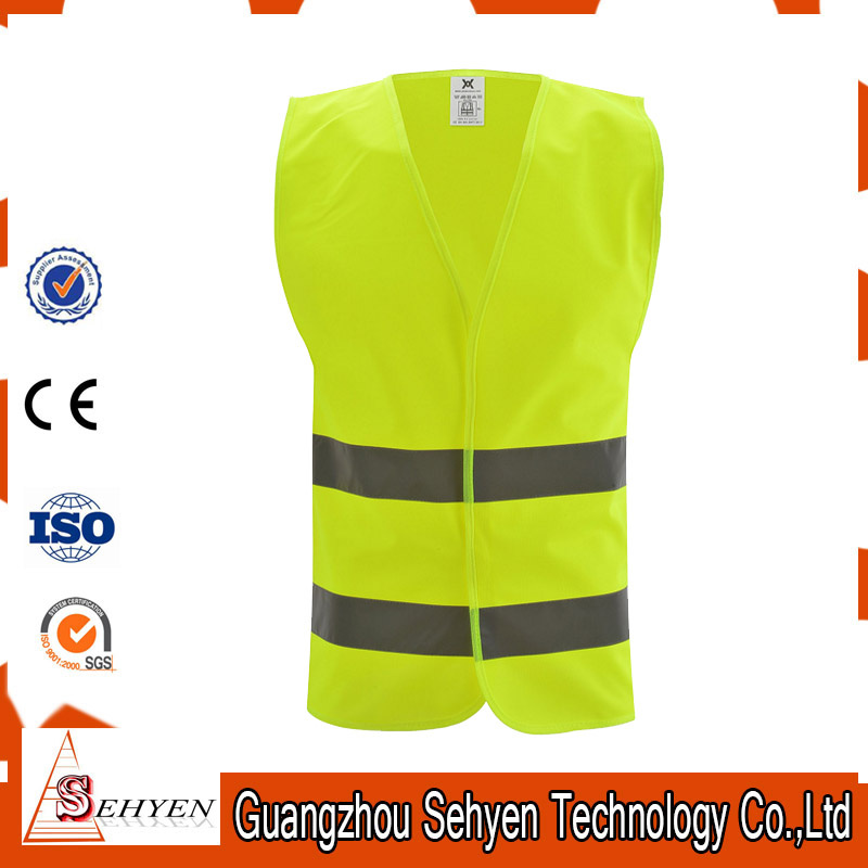 Classic Design Reflective for Road Way Protective Vest of Polyester
