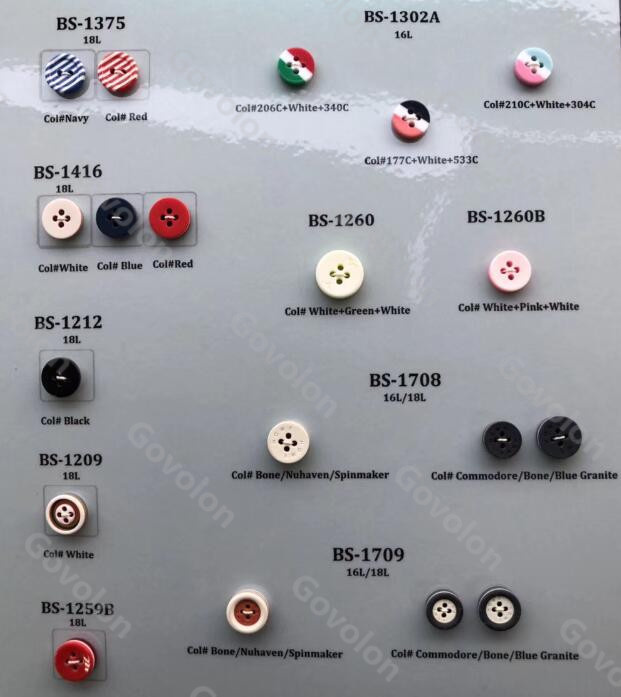 2018 The Europe Style of Round Resin Button