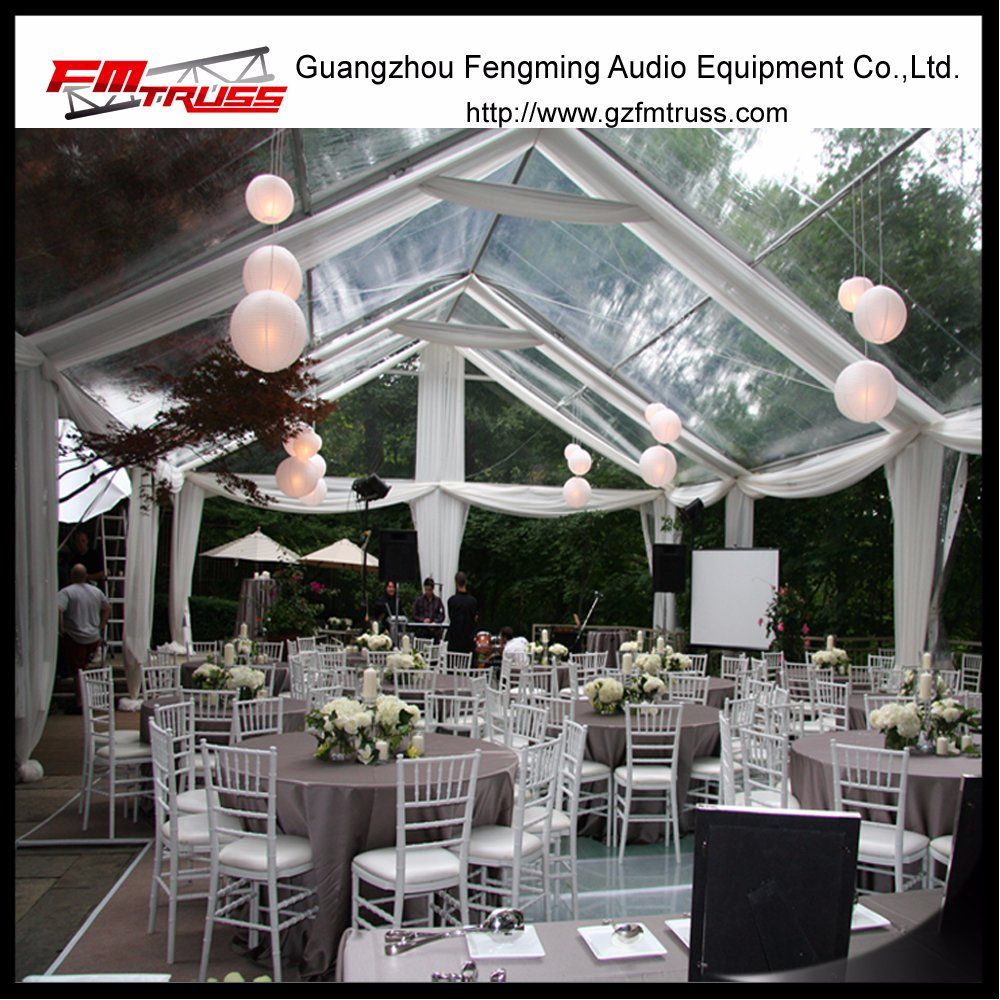 6X12m Clear PVC Event Outdoor Party and Wedding Tent.
