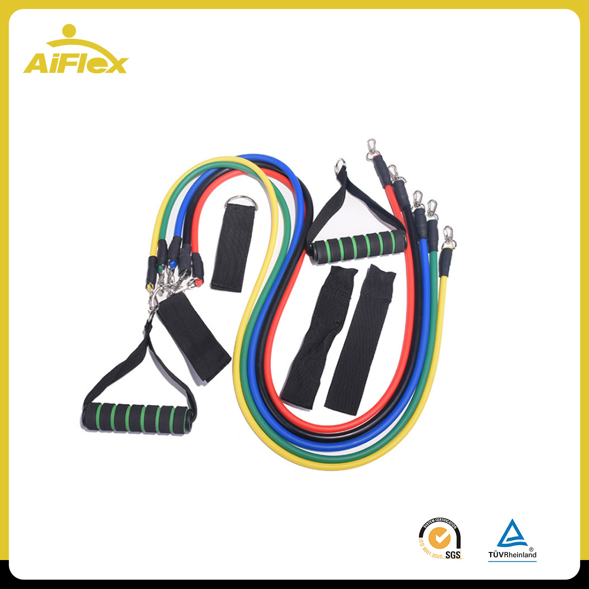 Fitness Resistance Exercise Band Set