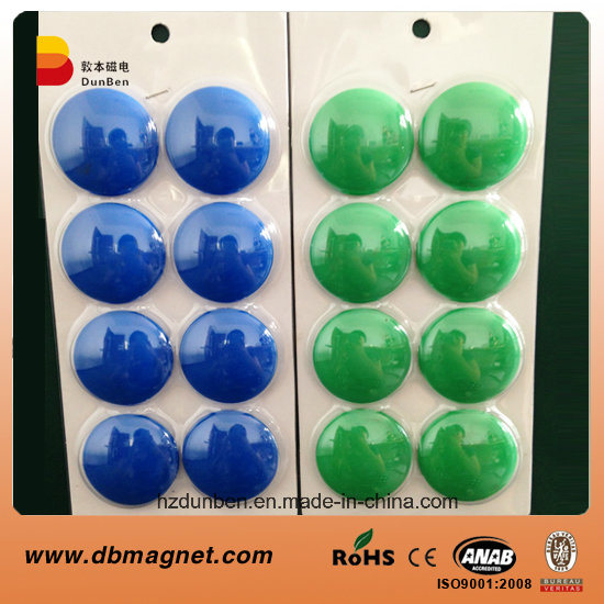D40mm Permanent Whiteboard Ferrite Magnet Button